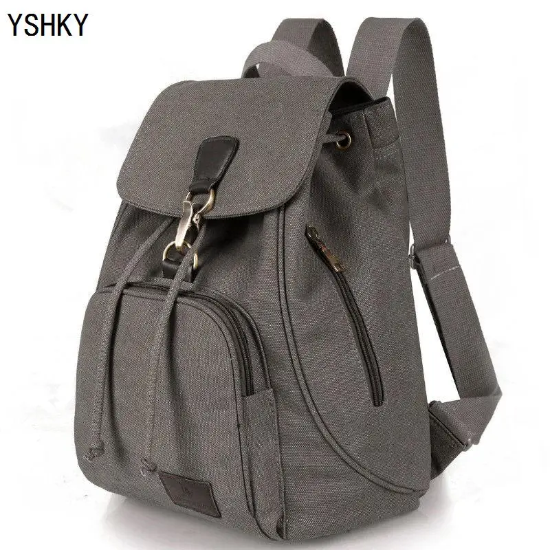 New backpack rucksack  backpack large capacity casual ladies travel backpack Vintage outdoor canvas fashion backpack