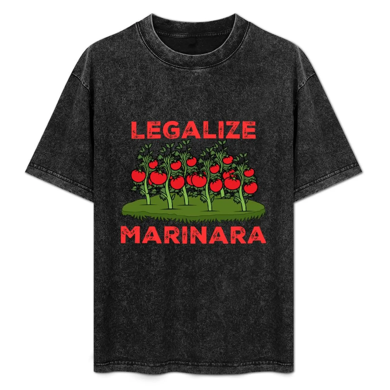 

Legalize Marinara Funny T-Shirt Simple Graphic Design T-Shirt