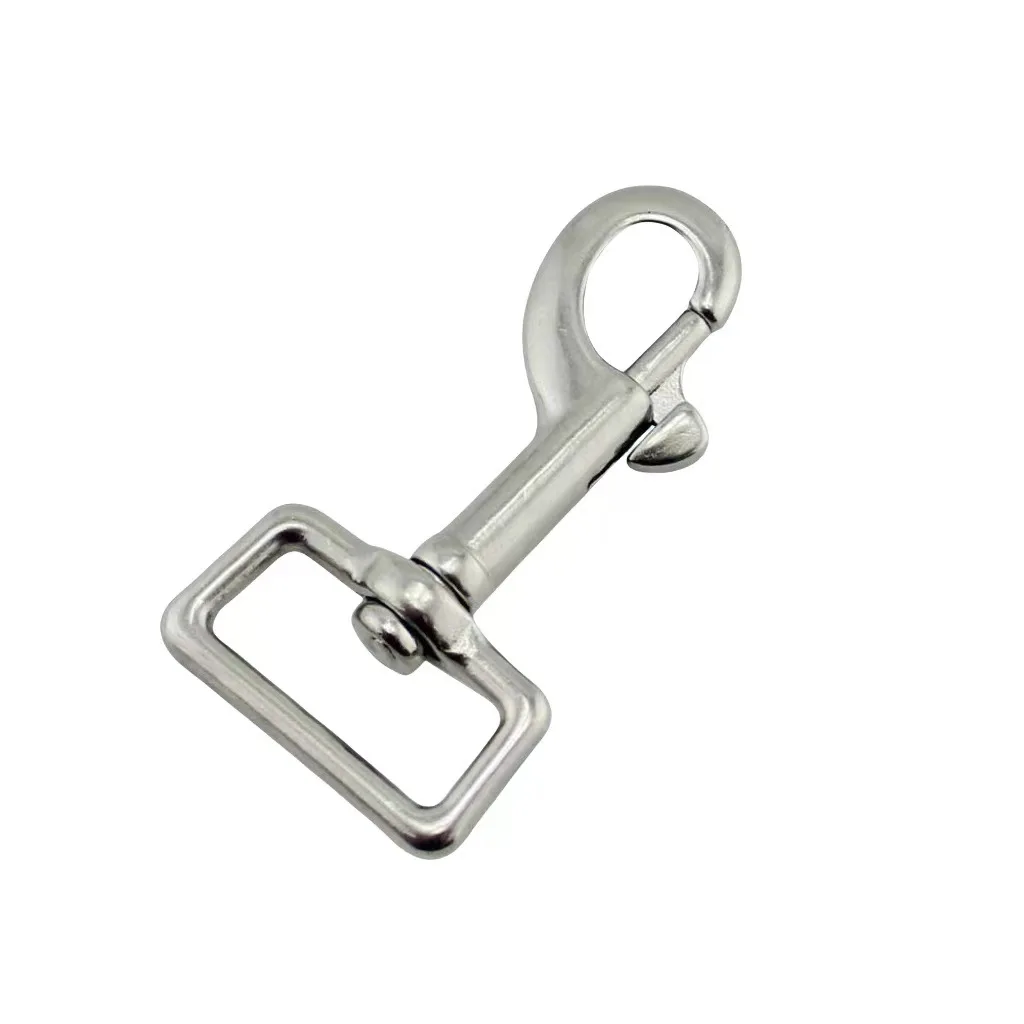 Square Eye Swivel Bolt Snap Hook 316 stainless steel Diving Clip 60mm 66mm 73mm  Marine Yacht Rigging Hardware for Diving