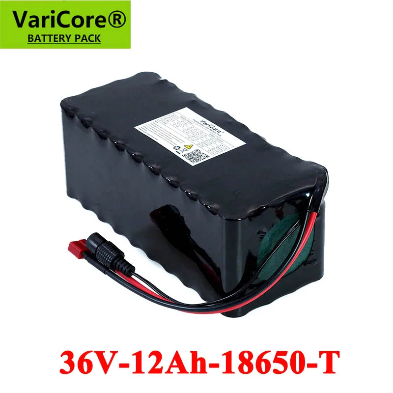 

36V 12Ah E-bike 18650 Lithium Battery pack High Power 800W Motorcycle Electric Car Bicycle Scooter with BMS backup power