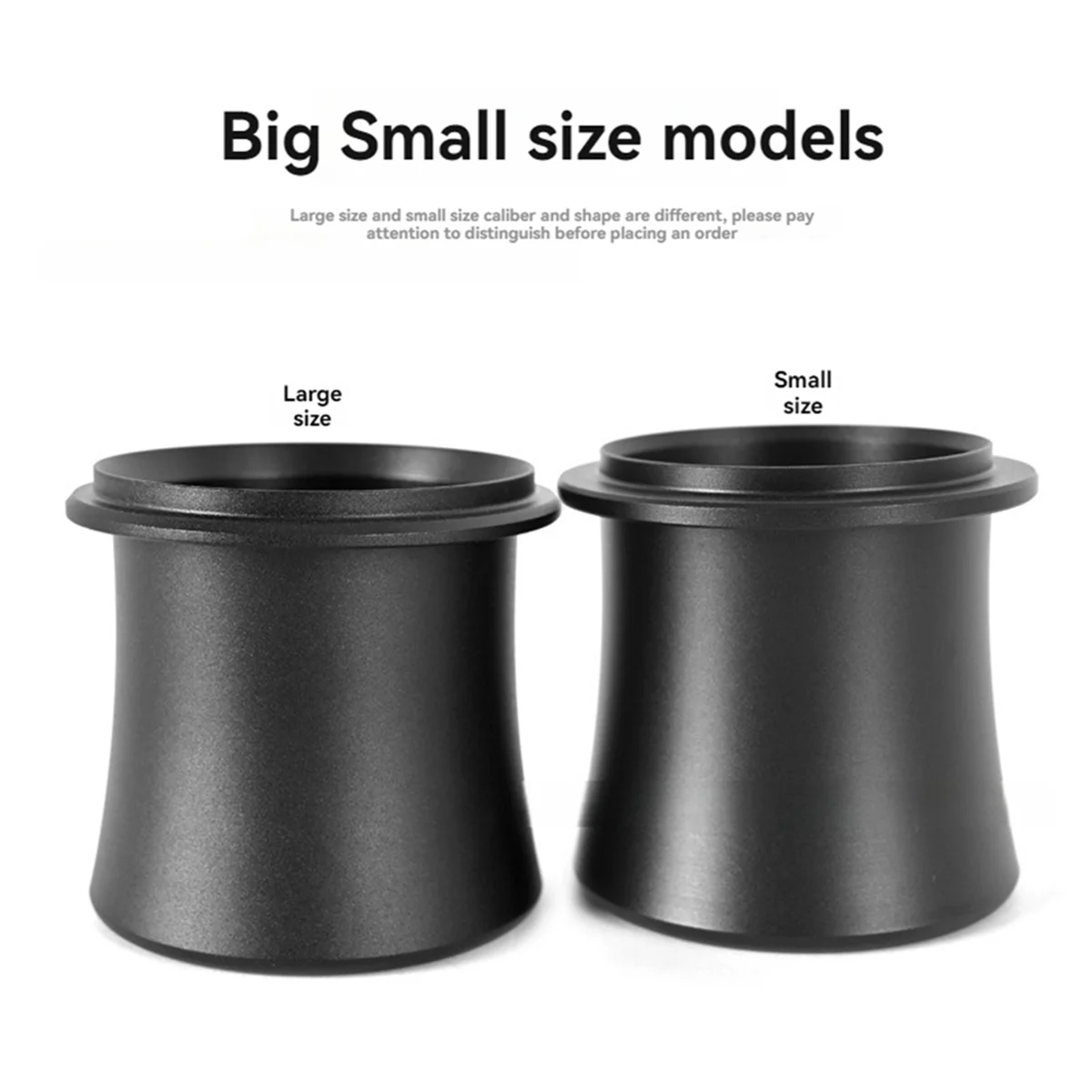 Cafetera, taza de captura, taza dosificadora de café expreso, molinillo eléctrico, receptor de polvo, elaboración de mano, polvo antivuelo