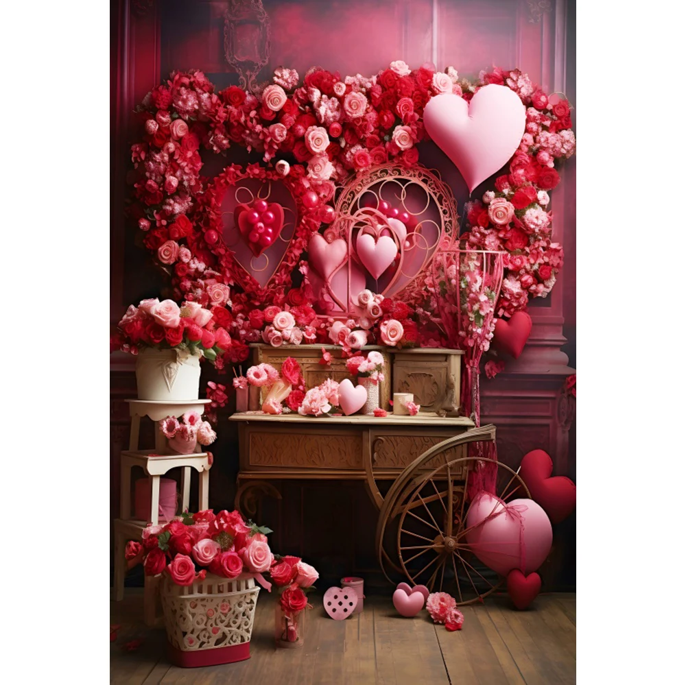 لاياكو-خلفية تصوير فوتوغرافي ، عتيقة زهرية ، جدار باب خشبي ، وردة وردية ، قلب حب ، حفل زفاف ، خلفية بورتريه