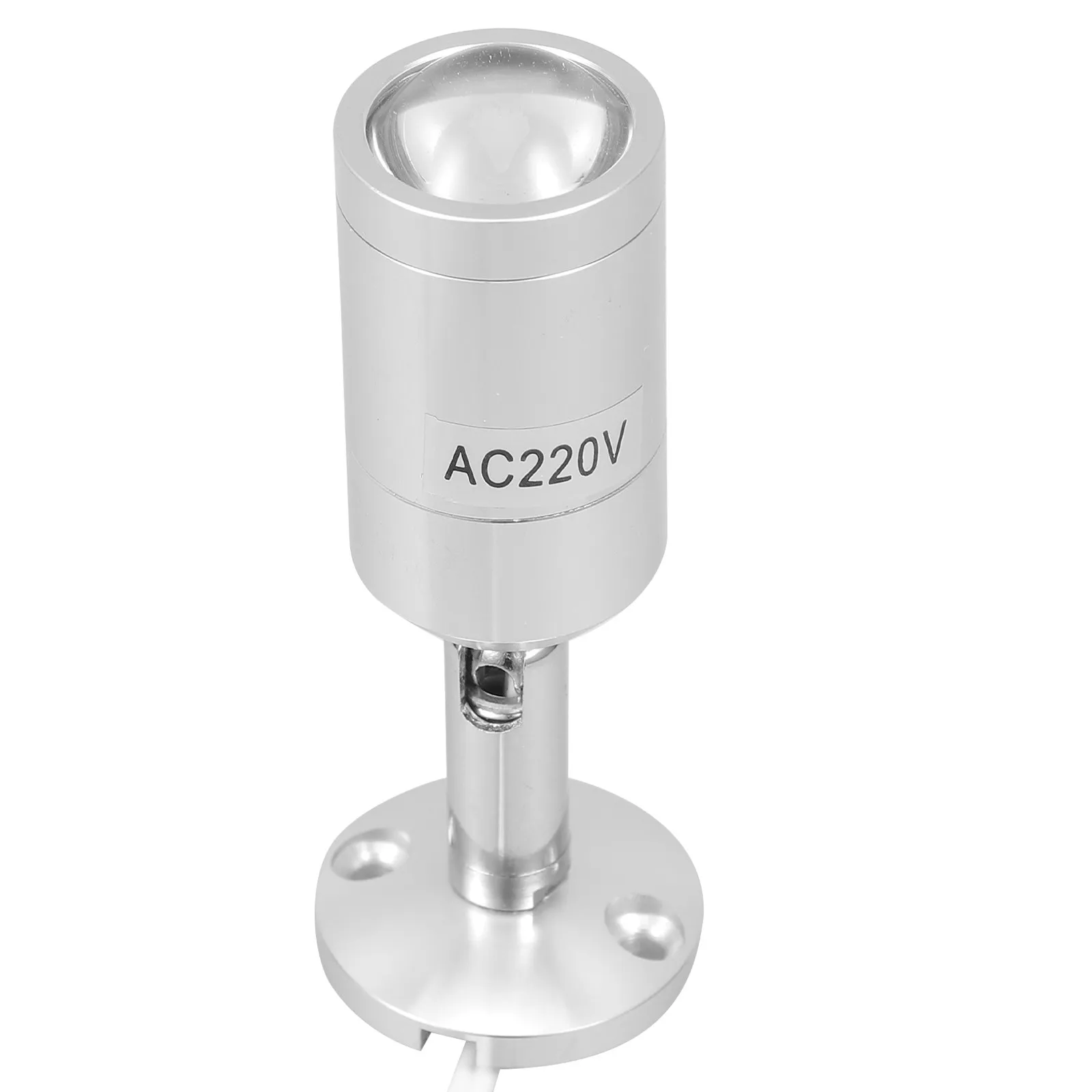 

Светодиодный мини-светильник для витрин, серебристый, с вращением на 360°, высокой яркости, для ювелирных прилавков и стеклянных шкафов