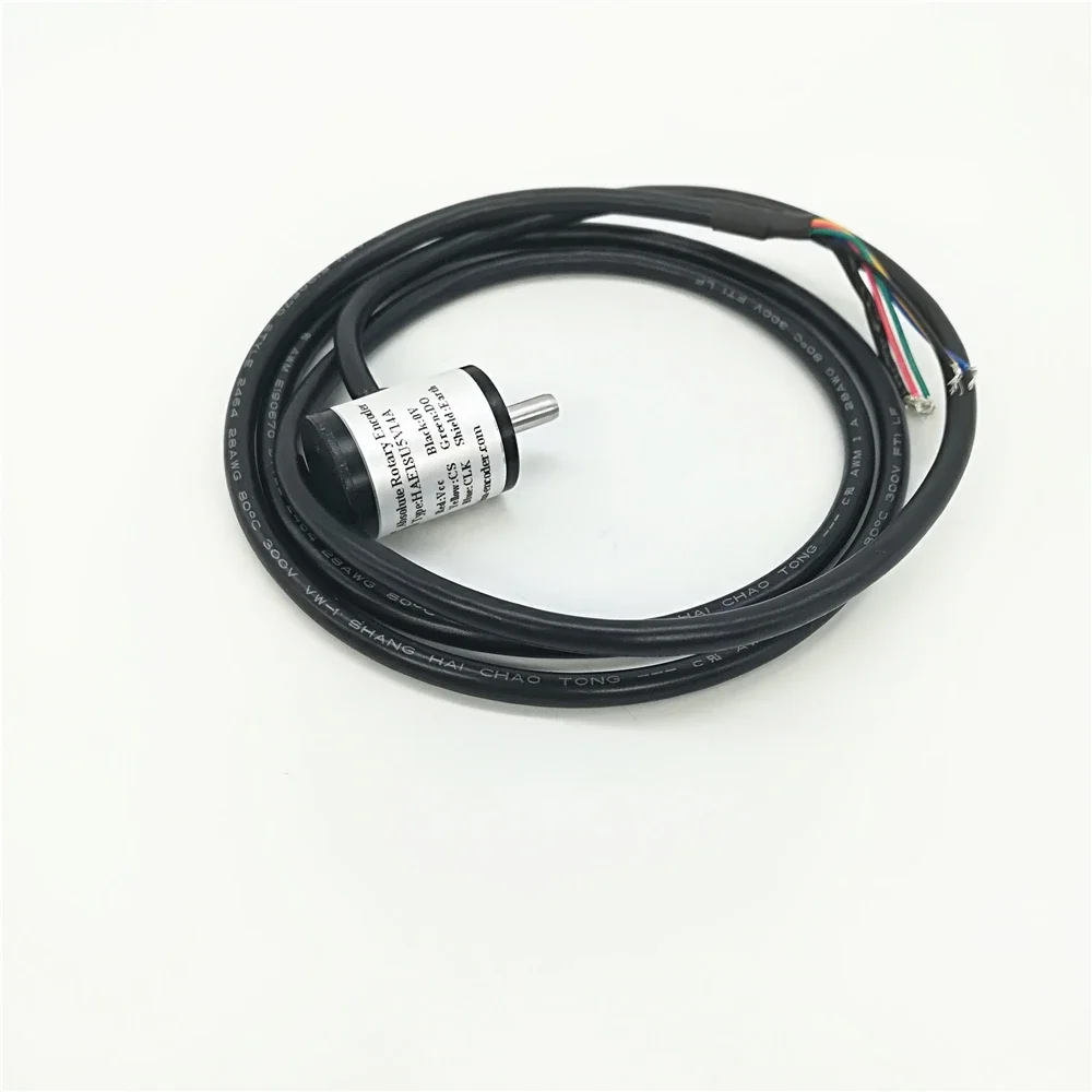 

In stock CALT absolute encoder hall angle sensor HAE18U3.3V10A1 360 degree measure SSI output 1024ppr 1m cable length