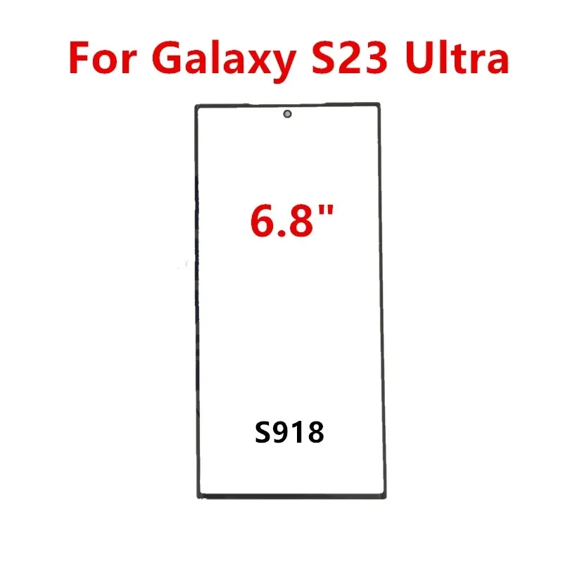 Pantalla táctil para Samsung Galaxy S24 Ultra S23 S22 S21 S20 Plus 5G Out lente de Panel frontal LCD de vidrio con OCA