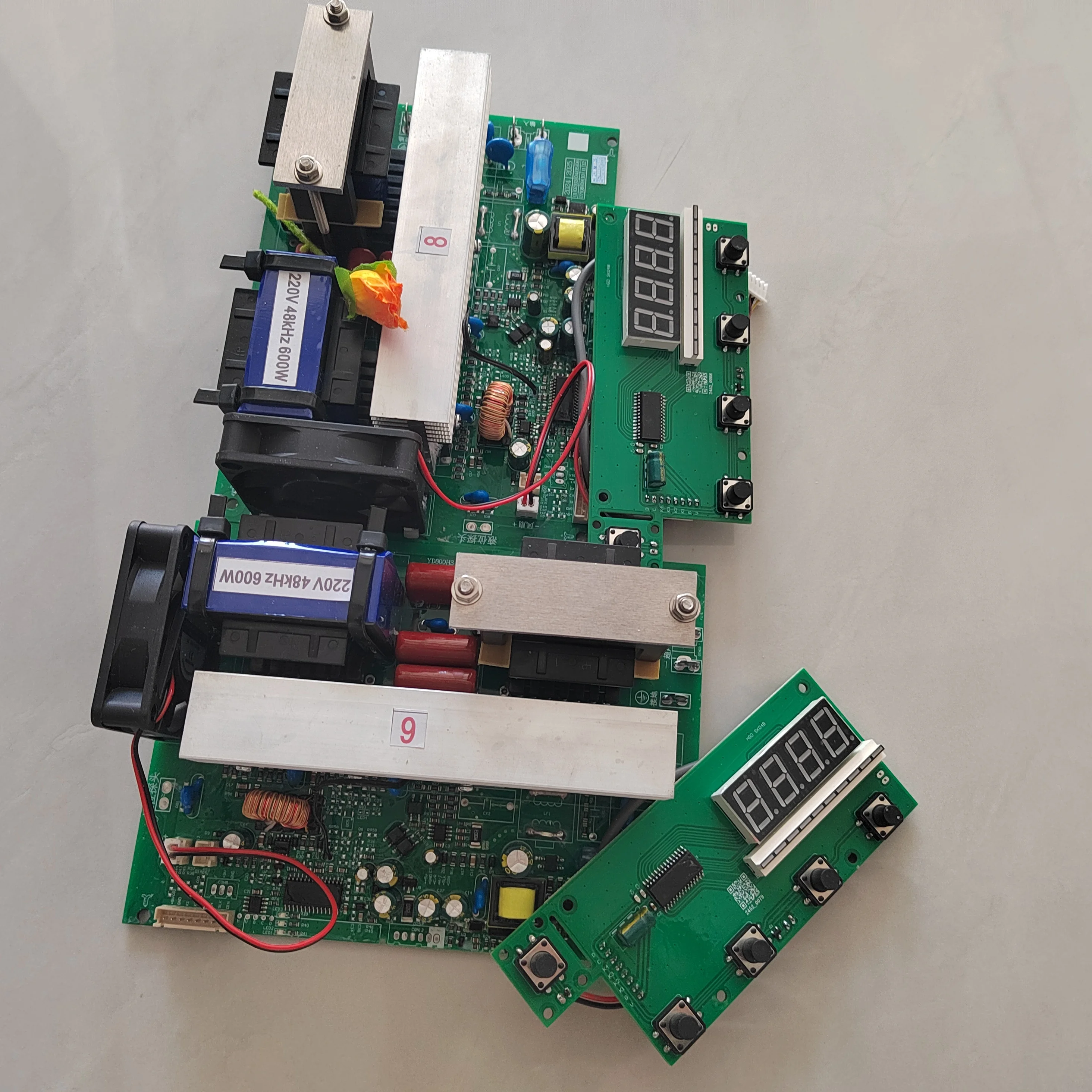 28 كيلو هرتز 800 واط بالموجات فوق الصوتية الأنظف PCB لوحة دوائر كهربائية مع عرض مجلس الموقت وضبط الطاقة