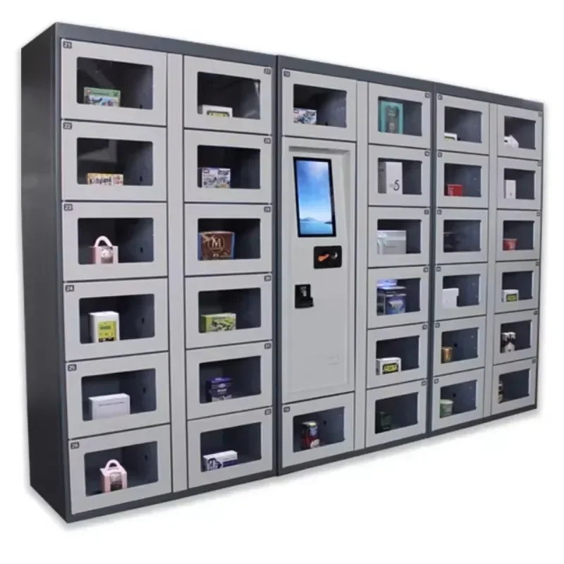 Smart Locker System Automated Smart Locker Electronic Locker Steel QR Code Access for Parcel Delivery Community OME