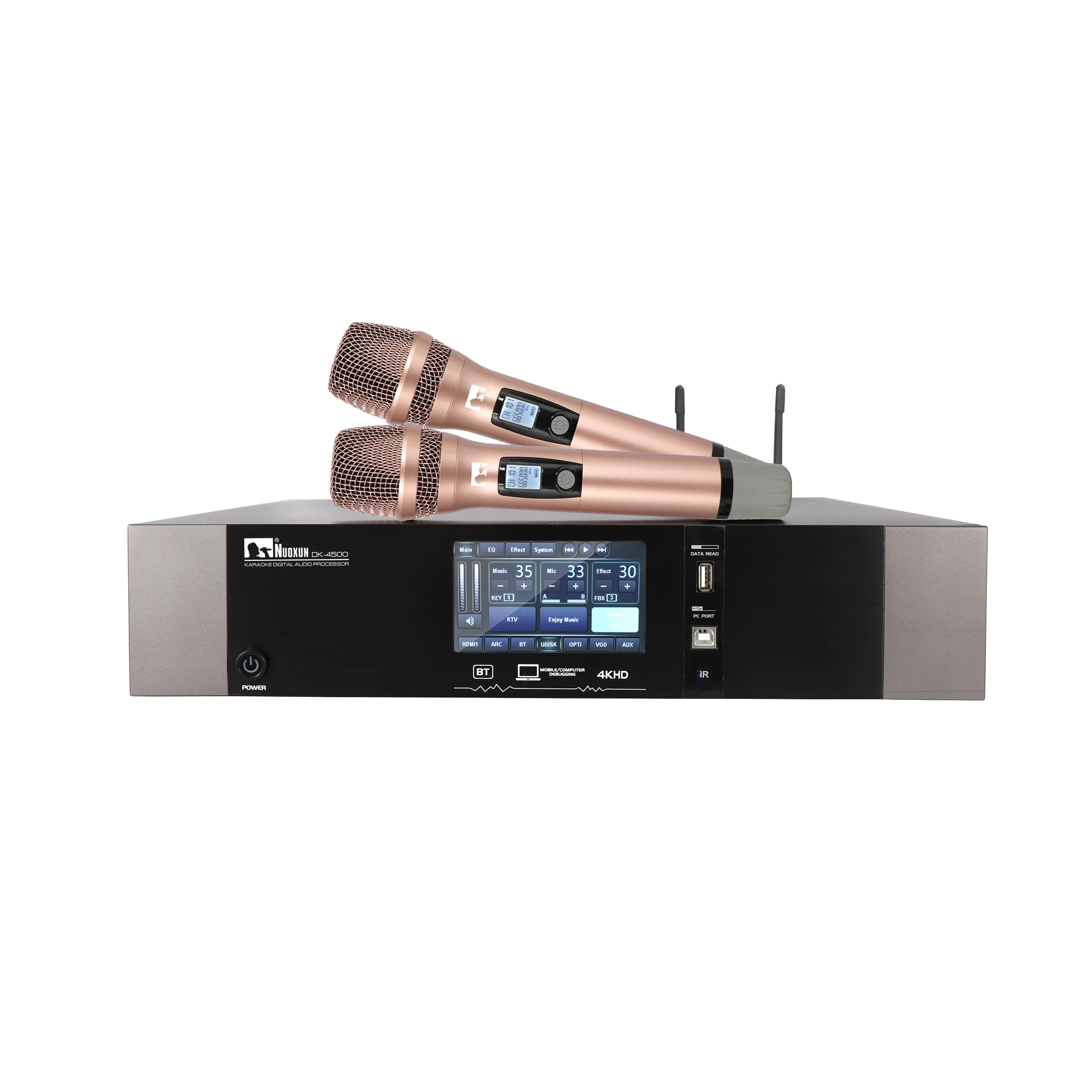 3 in 1 Power Amplifier DSP Handheld Microphone Karaoke Effector and Karaoke Power Amplifier for Family Party