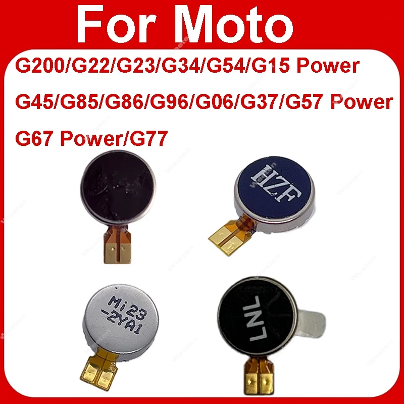For Motorola MOTO G22 G23 G54 G34 G45 G85 G86 G96 G200 G15 G06 G37 G57 Power G67 Power G77 Vibration Motor Replacement Parts