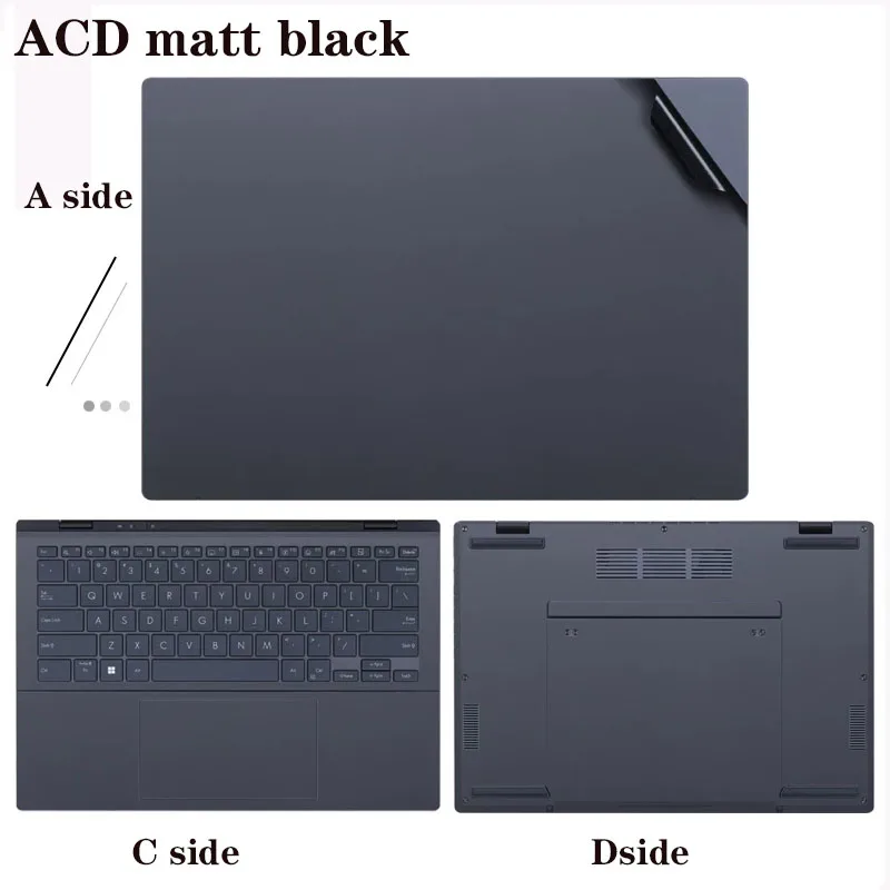 

Наклейка на корпус ноутбука ASUS Zenbook DUO (UX8407) UX8406 14 дюймов, легко режущаяся защитная пленка для корпуса.