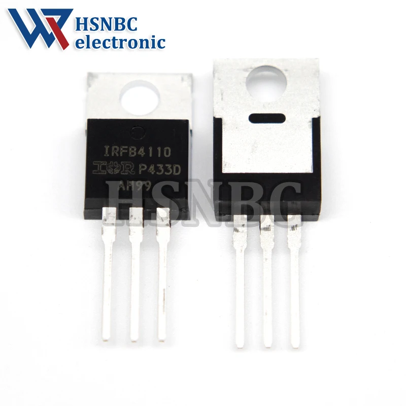 10PCS IRFB4110 IRFB4110PBF FB4110 TO-220 180A 100V N-Channel Power MOSFET Transistor 100% New Original