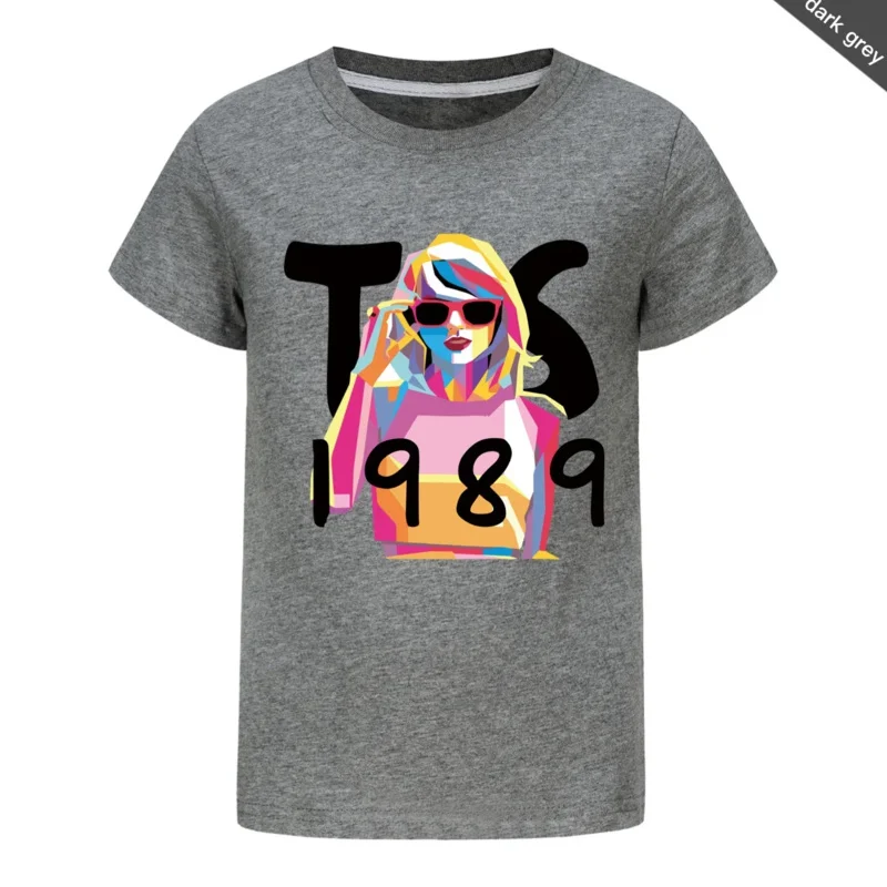 1989 Merche Ära T-Shirts für Mädchen Streetwear o Hals Baumwolle Kurzarm Kinder kleidung T-Shirts Unisex