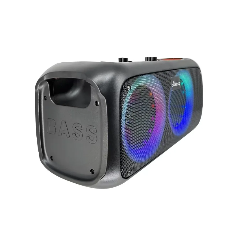 New Dual 6-inch Wireless Bluetooth Speaker Mobile Phone Home Portable FM Radio Karaoke Audio Dual Microphone Integrated Machine