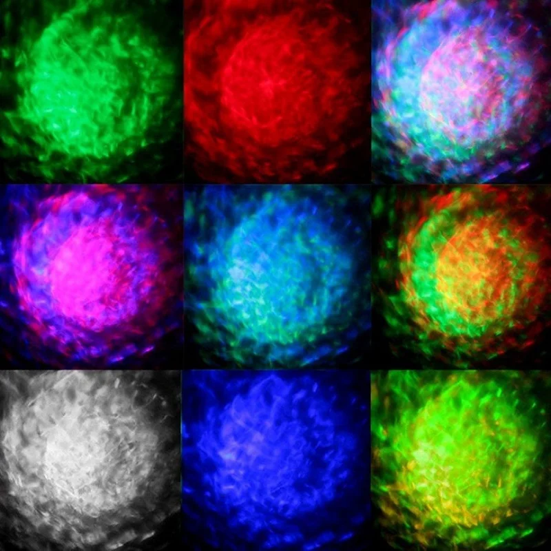 إضاءة المسرح في الهواء الطلق مقاومة للماء LED نمط المياه في الحديقة ضوء الليزر يتساقط عيد الميلاد لهب المحيط ضوء عرض ملون #3