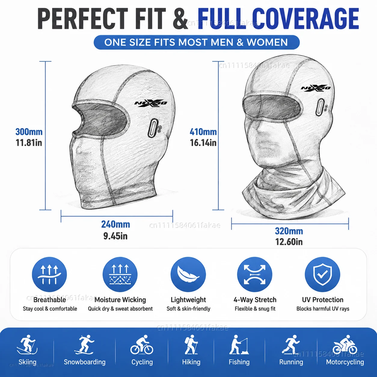 5 個オートバイバラクラバ夏 UV 保護メガネ顔通気性穴ホン - Riding Gear のレビューと価格