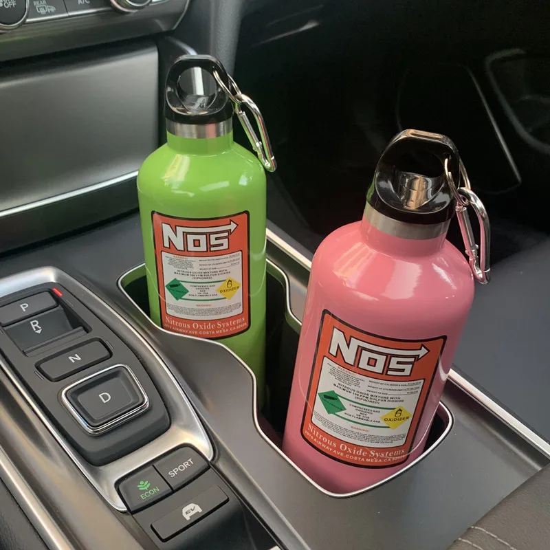 NOS nitrogen bottle car insulation cup 500ml insulation pot modified racing style car interior decoration accessories