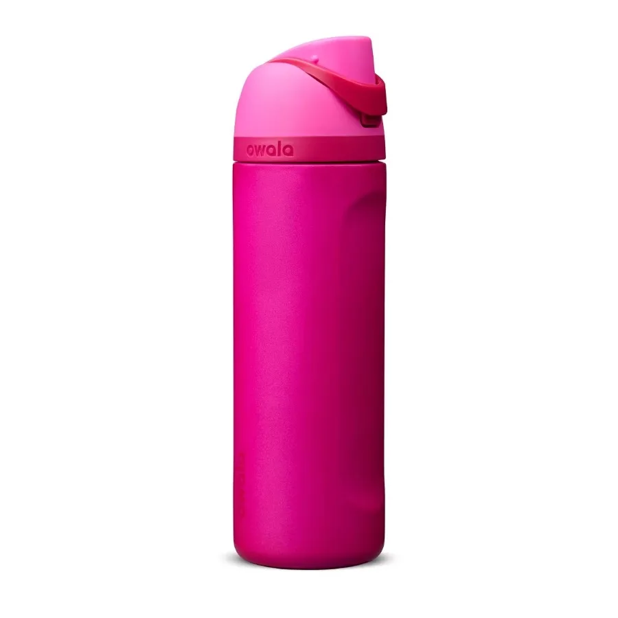 24 fl oz Read My Lips Stainless Steel FreeSip Water Bottle, Reusable Insulated Travel Bottle