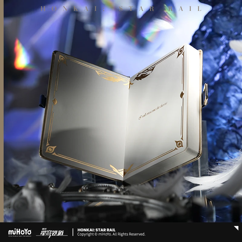Pre-ขาย MiHoYo อย่างเป็นทางการวันอาทิตย์ชุดโน้ตบุ๊คของแท้ Honkai Star Rail ไดอารี่โน้ตบุ๊คคอสเพลย์อุปกรณ์เสริมพัดลมคอลเลกชันของขวัญ