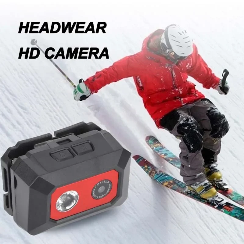 HD 1080P Action Camera F18 Night Vision Mini Camer SOS Head-mounted Bodycam Helmet Video Recording DVR Cam Mini Camera