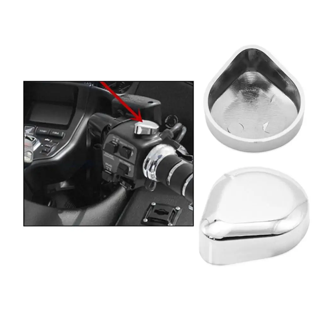 

ABS Chrome Kill Switch Cover Plastic Decoration Replacement Trim for Honda Goldwing GL1800 2001-2011 Fairing