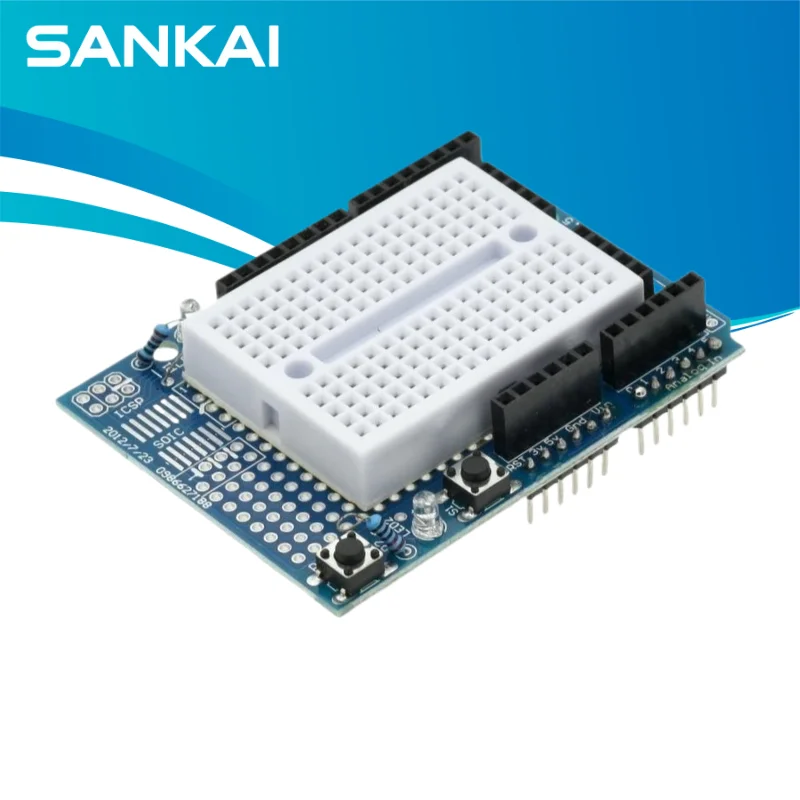 Placa de Expansión de Prototipos UNO Proto Shield con Mini Breadboard SYB-170 para Arduino UNO ProtoShield DIY