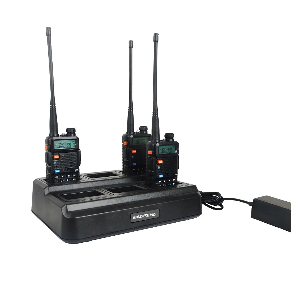 Шестистороннее зарядное устройство Baofeng UV-5R Walkie Talkie Интеллектуальное быстрое мультизарядное устройство BL-5X6
