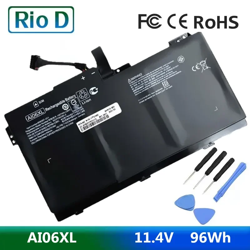 

AI06XL Laptop Battery For HP ZBook 17 G3 HSTNN-LB6X C86C 808397-421 808451-001 T7V62ET V1Q00UT X9T88UT