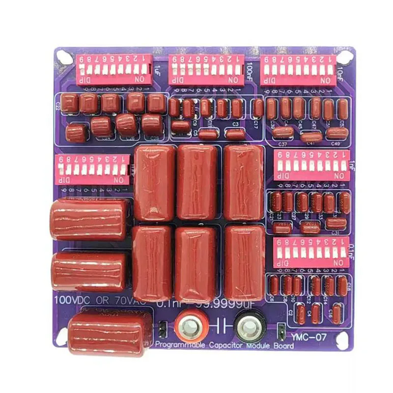 6-Decade Programmable Capacitance Box 0.1nF to 99.9999μF Electronic Component Testing Equipment