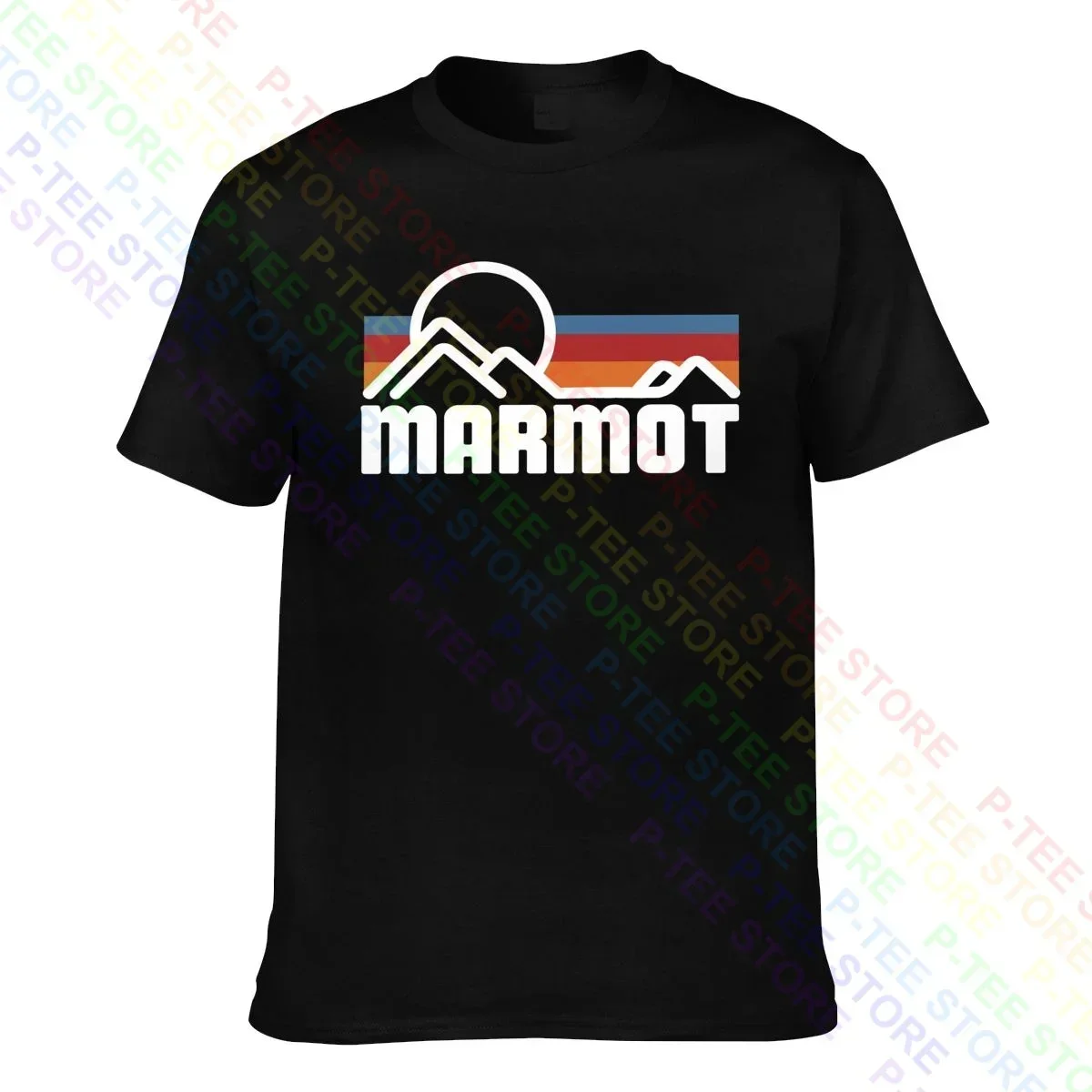 Marmot Coastal Charcoal Heather Skyline 01 T-shirt Tee Shirt Top Casual Novelty High Quality