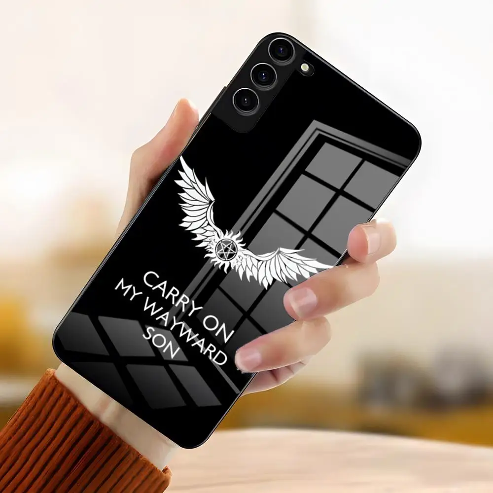 Tv S-Supernatural Phone Case For Samsung A25 A13 A33 5G A54 A36 A35 A56 A52 A14 Shockproof Glass Cover