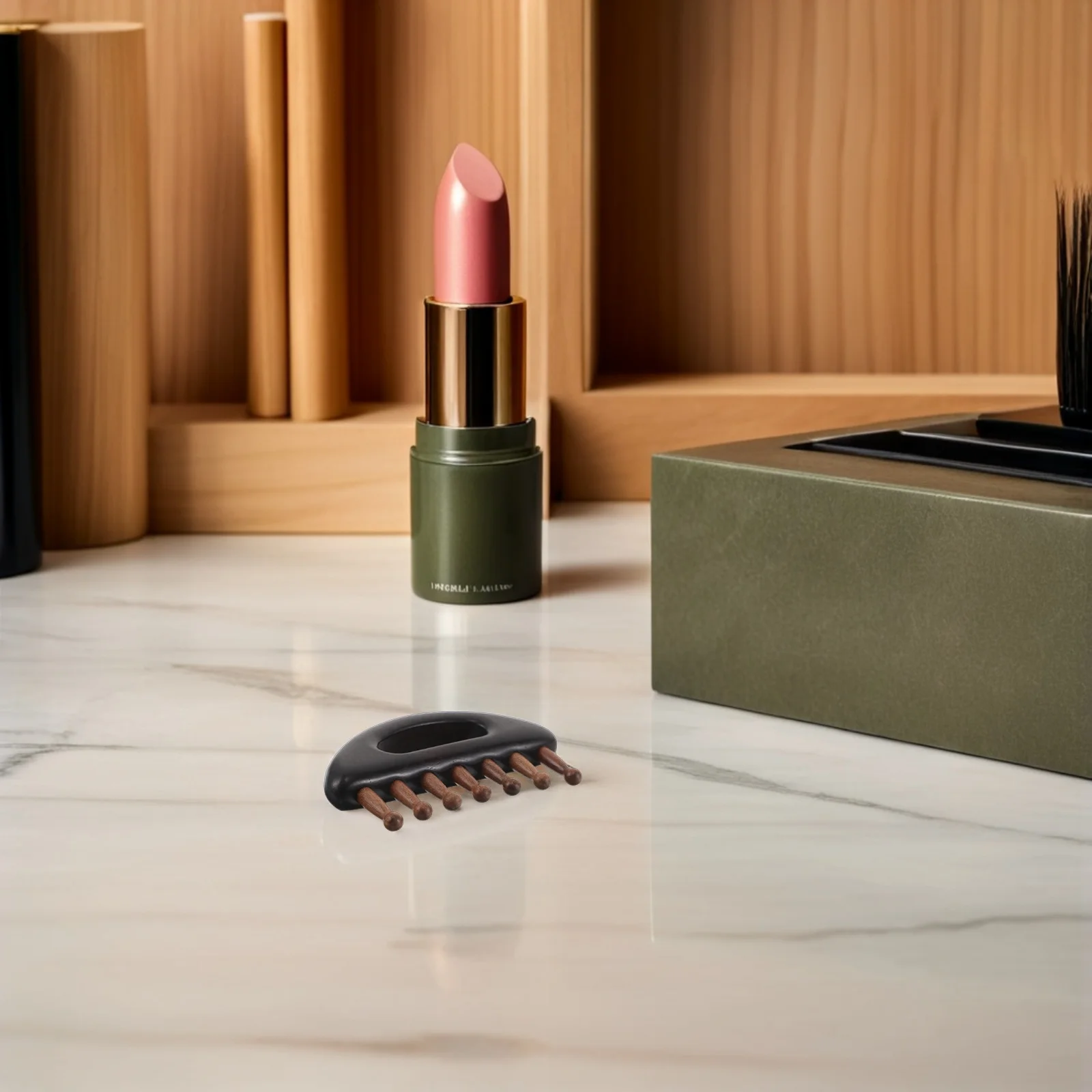 Sandalwood Scalp Massager Wooden Comb Wide Tooth Hair Scalp Massage Beard Styling Meridian Pressure Brush Natural Antistatic