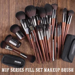 MUF Series Beauty Makeup Brushes Set Loose Powder Blush Smudge Make Up Brush Beauty Eyeshadow Blending Tool Brochas Maquillaje