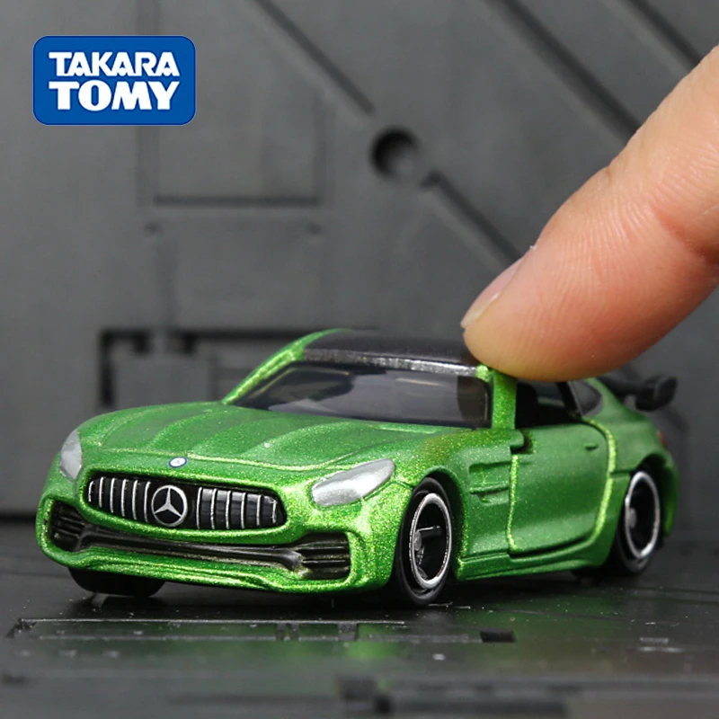 TOMY Mercedes Benz AMG GTR Alloy Car Diecasts & Toy Vehicles Car Model Miniature Scale Model Car For Children