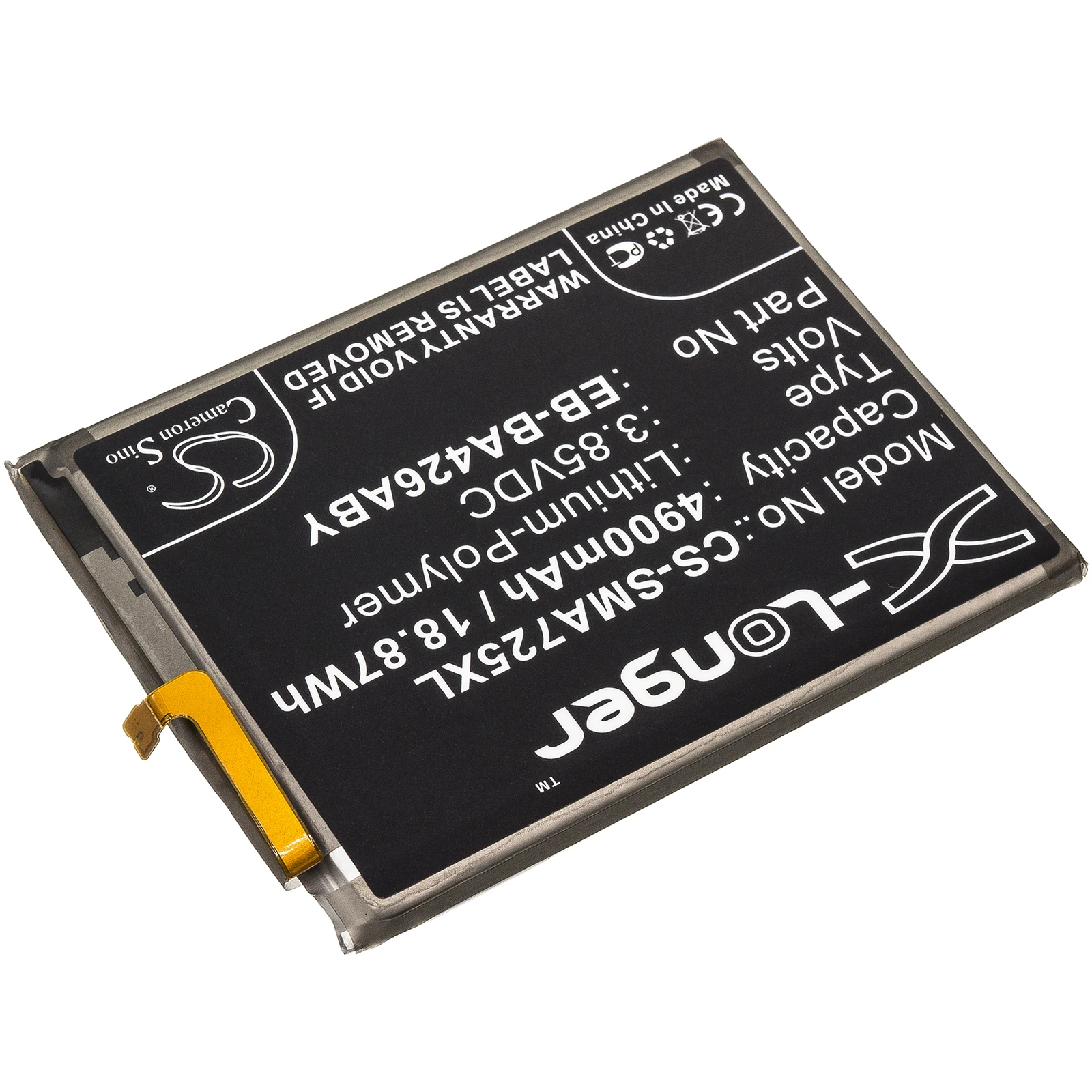 Immagine 3: Batteria ai polimeri di litio per Samsung 3.85V 4900mAh Modelli compatibili: Galaxy A426, SM-A426, SM-A426B, Galaxy A42 5G 2020, Galaxy A326