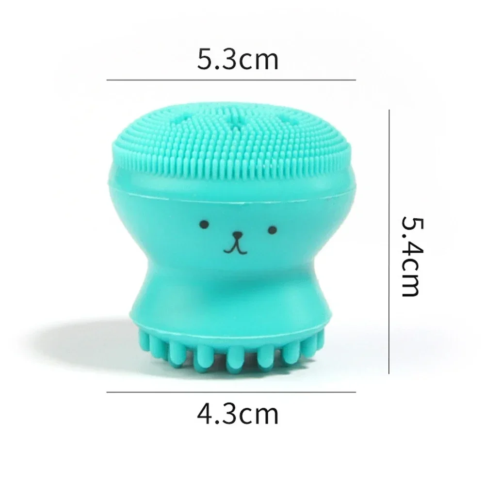 Double-Sided Silicone Face Cleansing Brush Facial Cleanser Blackhead Removal Product Pore Cleaner Exfoliator Face Scrub Brush