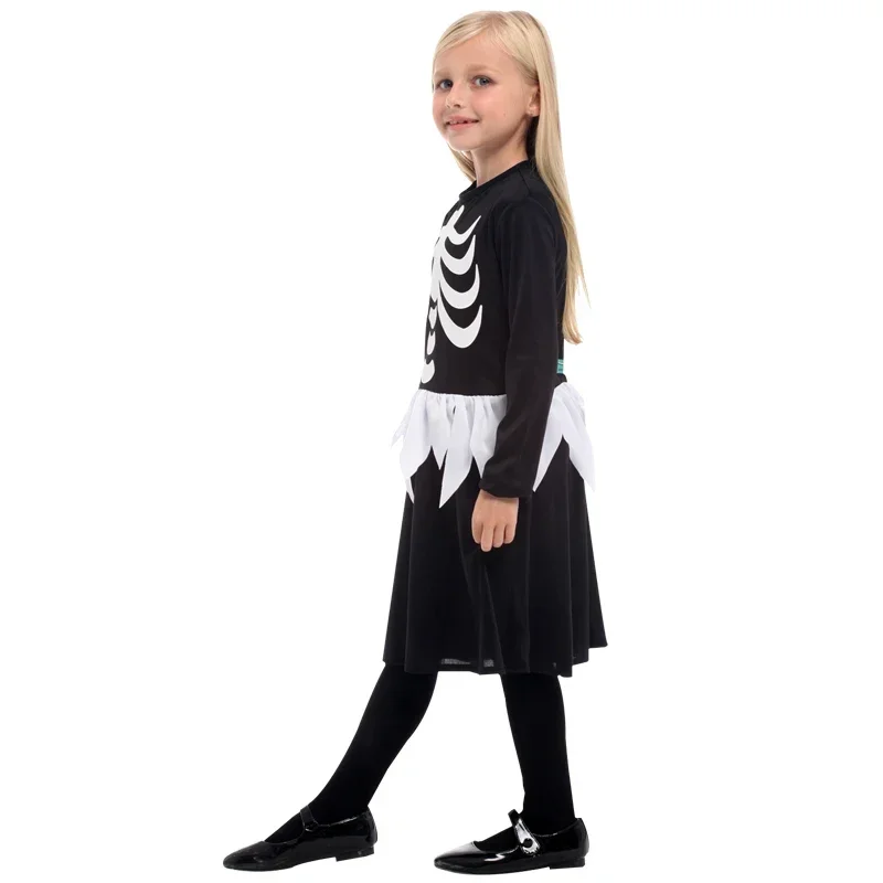 EE01 هالوين الاطفال الصراخ شبح الوجه زي الاطفال مصاص دماء حلي الهيكل العظمي تأثيري ازياء كرنفال اللباس UpIo0!