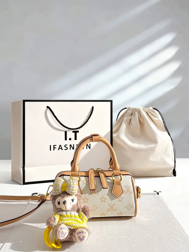 it-women's-crossbody-bag-boston-pillow-shape-print-color-collision-casual-style-handbag-leather-shoulder-strap-zipper-closure