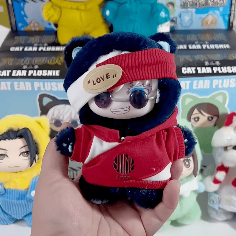 

Eaki Jujutsu Kaisen Season 2, Gojo Satoru Blind Box, плюшевая игрушка-кошка, модная кукла-сюрприз, парковая вечеринка, подвеска, модель, коллекция