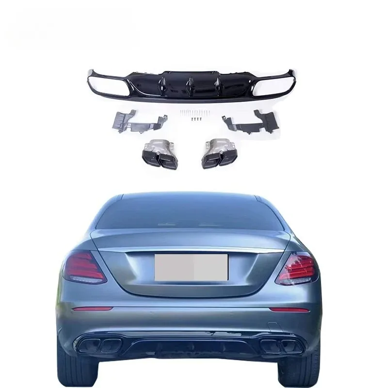 

Genuine Diffuser 2016-2022 E Class W213 Executive Version Upgr E63 Style Diffuser With Exhaust Pipe