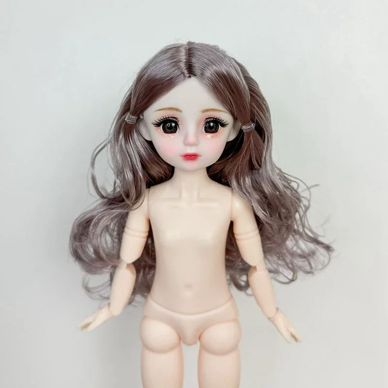 Boneca Princesa com Pura Maquilhagem, Boneca Móvel, BJD, 20 Articulações, 30cm, 1:6