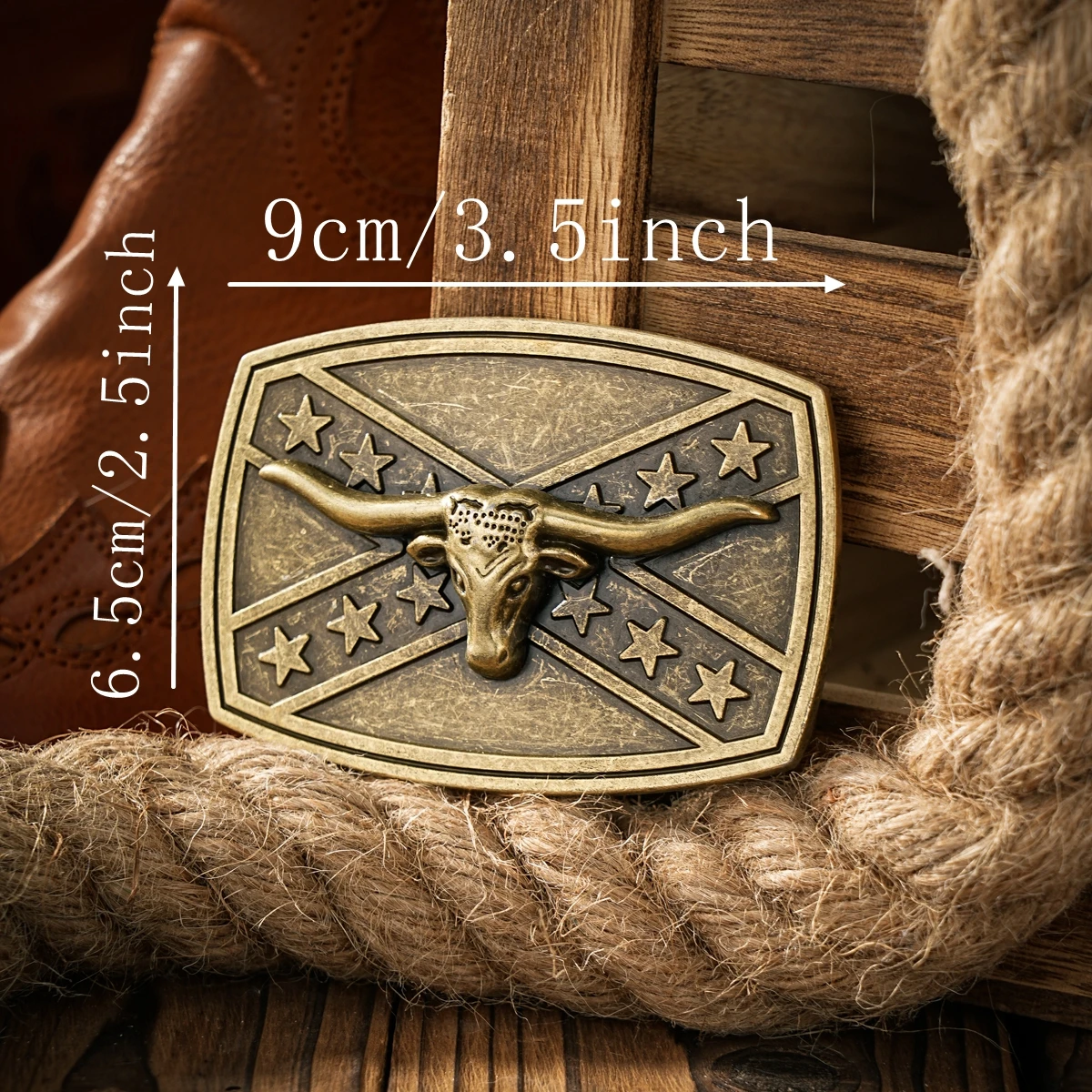 Fivela de placa de estilo ocidental fivela de metal uma fivela de cinto