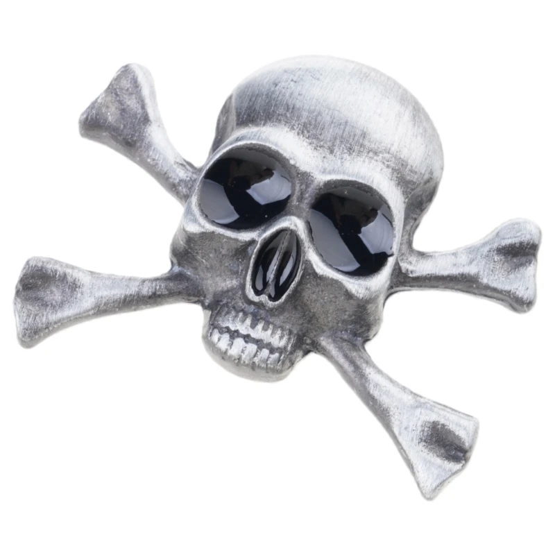  Skull Daggers Badge Pin Fashion Brooch Retro Clothing Pin Decoration Lapel Pin