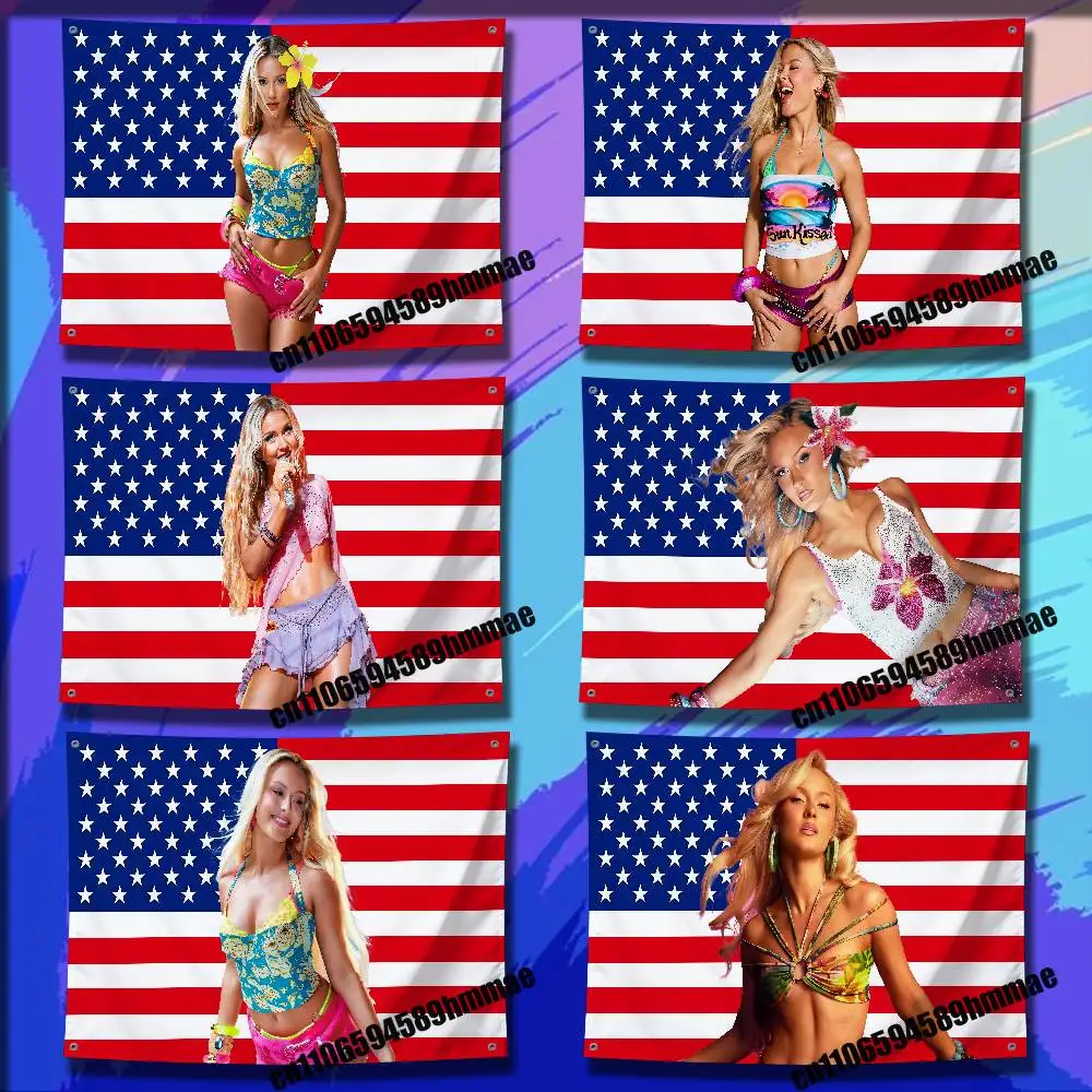 For Zara Larsson Midnight Sun Girls Trip Flag 150*200cm 60*110cm 80*120cm 100*150cm 50*70cm Outdoor Wall Banner Tapestry Cover