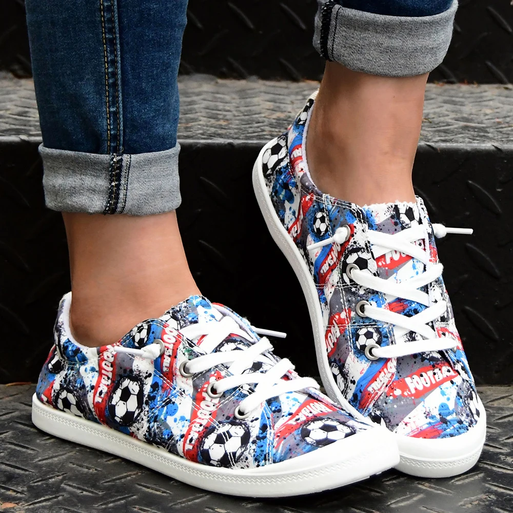 

Women's Casual Outdoor Sneakers, Hiking Shoes, Running Shoes, American Super Bowl 26Th Spring New Football Fashion Gift Women's Shoes