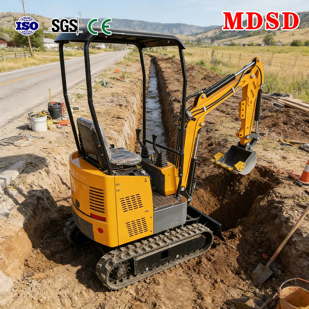 

1.5 Ton Mini Excavator for Kubota/Yanmar Engine Multifunctional Small Bagger Home Farm Use Hydraulic Excavator Free Shipping