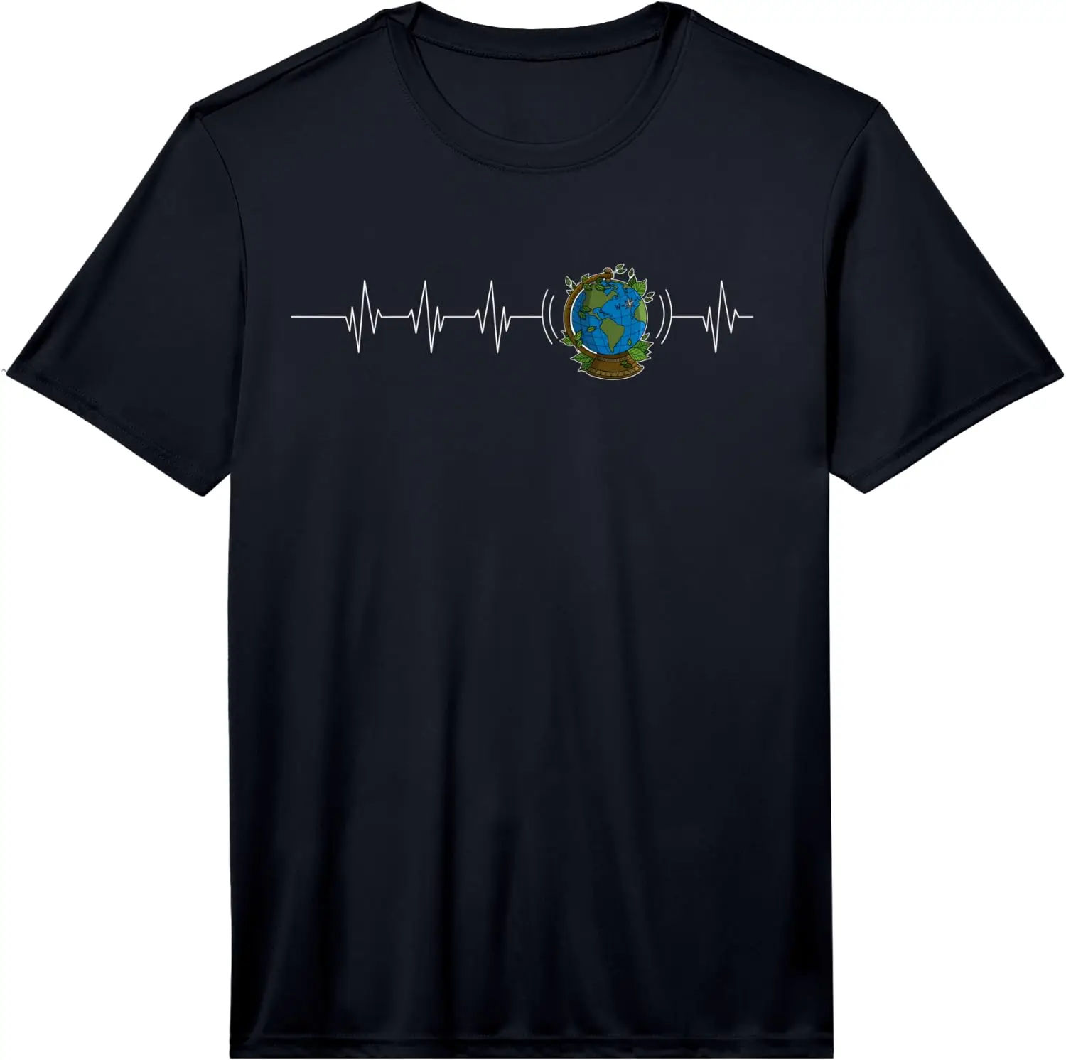 Mens Ecologist Environmental Protection Climate Change Animals Plants Nature Performance T-Shirt 100% Cotton Trendy Y2K Short-Sleeve Tee – Soft, Quick-Drying, & Moisture-Wicking; Ideal for Sports or Casual Wear.