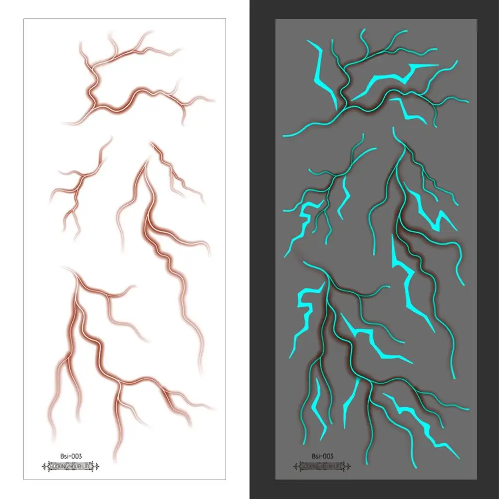 الوشم ملصق مقلد الخلايا الحمراء الأوعية الدموية ملصق مؤقت مقاوم للماء تأثيري الوشم الديكور ماكياج I8F2