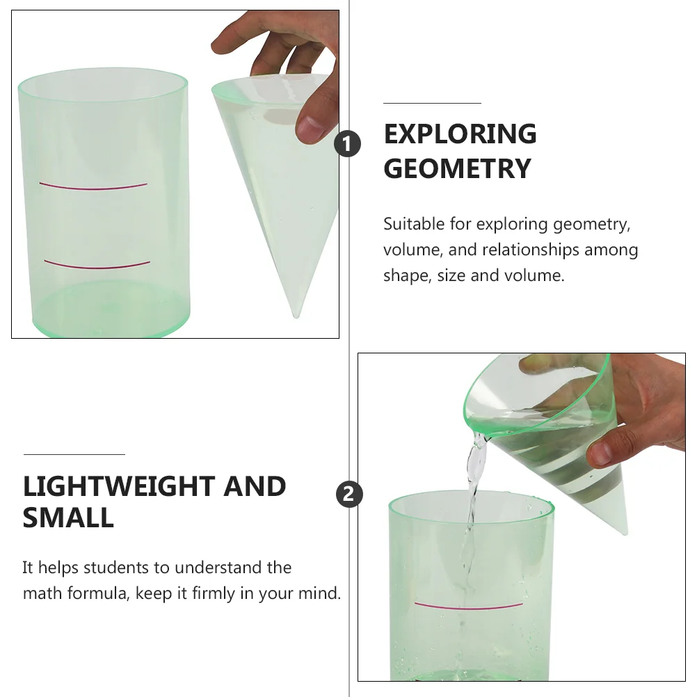 접이식 실린더 콘 모양 실린더 콘 교육 퍼즐 도구 수학 모델