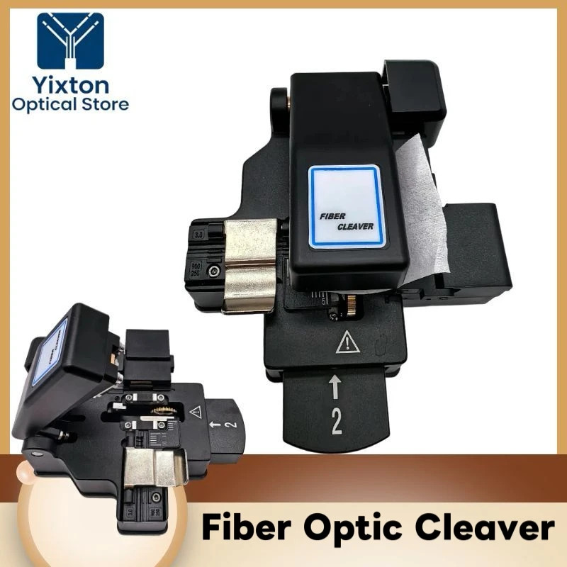 

Fiber Cleaver Fiber Optic Cutter/Cable Cutter with Automatic Rotating Blade and Long Lifespan Tungsten steel blades 3-in-1 clamp
