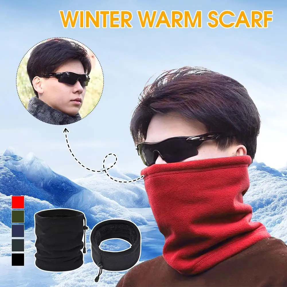 

Winter Outdoor Warm Mask Men Women Fleece Neck Outdoor Warmer Windproof Scarf Camping Hiking Cycling Face Mask